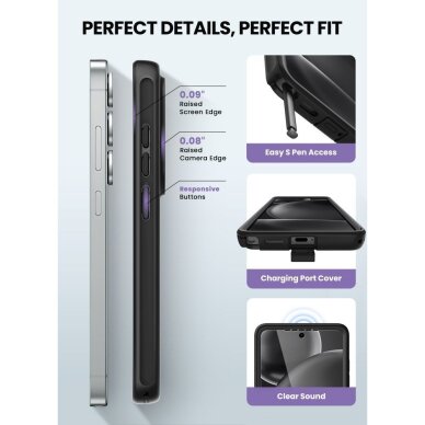 Samsung Galaxy S26 Ultra Supcase Cosmo Mag MagSafe dėklas – juodas 8