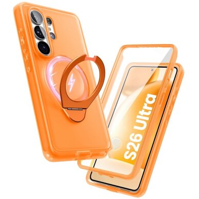 Samsung Galaxy S26 Ultra Supcase Cosmo Mag MagSafe dėklas – oranžinis 1 Samsung Galaxy S26 Ultra Supcase Cosmo Mag MagSafe dėklas – oranžinis 1