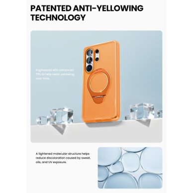 Samsung Galaxy S26 Ultra Supcase Cosmo Mag MagSafe dėklas – oranžinis 8