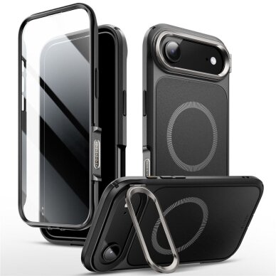 iPhone 17 Air dėklas Supcase IBLSN Ares Flip Mag, MagSafe – juodas 1 iPhone 17 Air dėklas Supcase IBLSN Ares Flip Mag, MagSafe – juodas 1