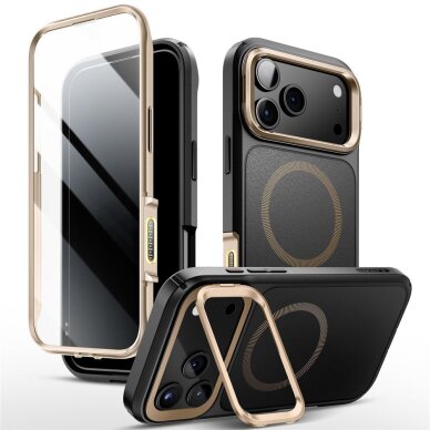 iPhone 17 Pro Max dėklas Supcase IBLSN Ares Flip Mag, MagSafe – auksinis 1 iPhone 17 Pro Max dėklas Supcase IBLSN Ares Flip Mag, MagSafe – auksinis 1
