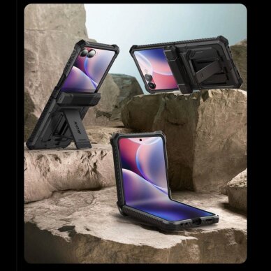 Samsung Galaxy Z Flip 7 dėklas Supcase IBLSN Armorbox – juodas 3
