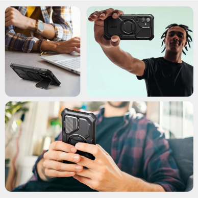 Supcase IBLSN Armorbox Mag Dėklas skirtas Samsung Galaxy S25+ - Juodas 5