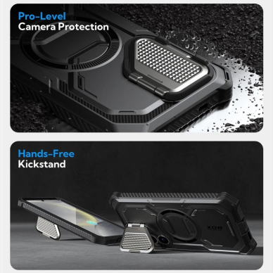 Supcase IBLSN Armorbox Mag Dėklas skirtas Samsung Galaxy S25+ - Juodas 3