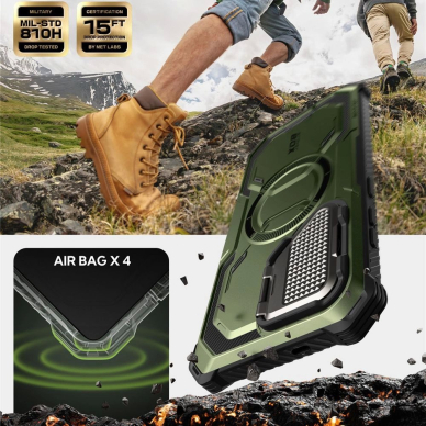 Supcase IBLSN Armorbox Mag Dėklas skirtas Samsung Galaxy S25 - Olive 2