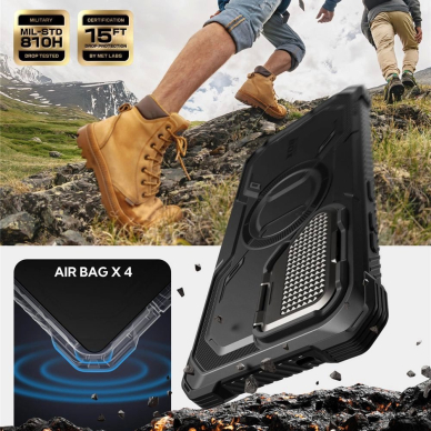 Supcase IBLSN Armorbox Mag Dėklas skirtas Samsung Galaxy S25 Ultra - Juodas 2