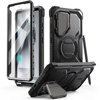 Supcase IBLSN Armorbox Mag Dėklas skirtas Samsung Galaxy S25 Ultra - Juodas Supcase IBLSN Armorbox Mag Dėklas skirtas Samsung Galaxy S25 Ultra - Juodas