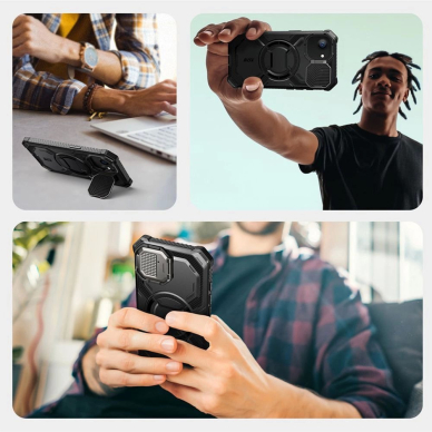 Supcase IBLSN Armorbox Mag iPhone 16e Dėklas - Juodas 4