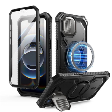 Supcase IBLSN Armorbox Mag iPhone 16e Dėklas - Juodas