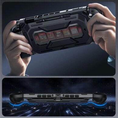 Nintendo Switch 2 dėklas Supcase Titan – juodas 4 Nintendo Switch 2 dėklas Supcase Titan – juodas 4