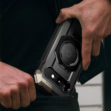 Google Pixel 9A – Supcase UB Grip Mag dėklas - Juodas 4