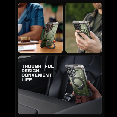 Supcase UB Grip Mag Dėklas skirtas Samsung Galaxy S25 Ultra - Olive 5
