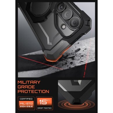 Samsung Galaxy S26 Supcase UB Grip Mag MagSafe dėklas – juodas 4