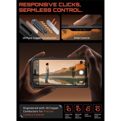 iPhone 17 Pro Max dėklas Supcase UB Grip Pro Mag su MagSafe – juodas 5 iPhone 17 Pro Max dėklas Supcase UB Grip Pro Mag su MagSafe – juodas 5