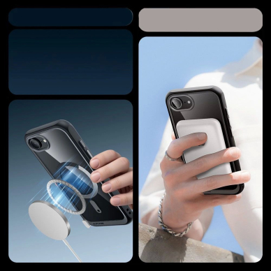 Supcase UB Mag MagSafe iPhone 16e Dėklas - Juodas 4