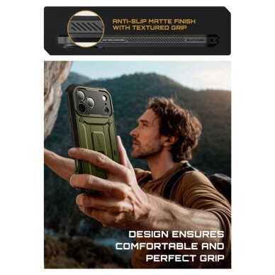 iPhone 17 Pro dėklas Supcase UB Pro – žalias 4 iPhone 17 Pro dėklas Supcase UB Pro – žalias 4