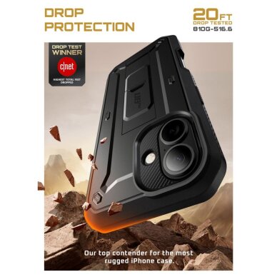 iPhone 17 dėklas Supcase UB Pro – juodas 1 iPhone 17 dėklas Supcase UB Pro – juodas 1