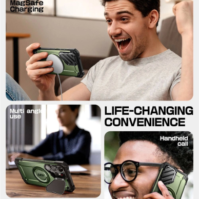 Supcase UB XT Mag Dėklas skirtas Samsung Galaxy S25 Ultra - Olive 4