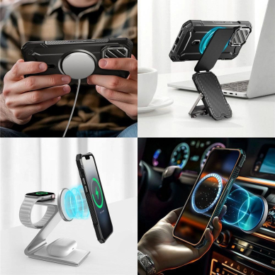 Supcase UB XT Mag MagSafe iPhone 16e Dėklas - Juodas 4