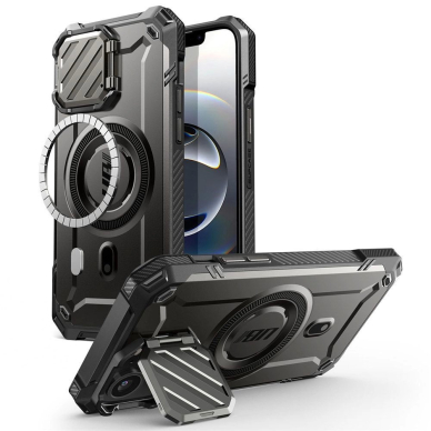 Supcase UB XT Mag MagSafe iPhone 16e Dėklas - Juodas