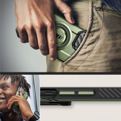 Supcase UB XT Mag MagSafe iPhone 16e Dėklas - Olive 5