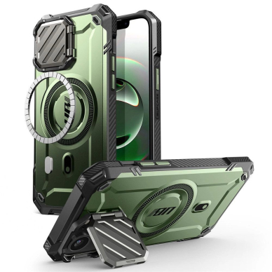 Supcase UB XT Mag MagSafe iPhone 16e Dėklas - Olive Supcase UB XT Mag MagSafe iPhone 16e Dėklas - Olive