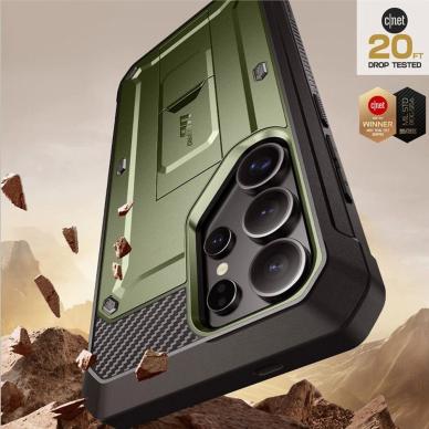Supcase Unicorn Beetle Pro 2-set Dėklas skirtas Samsung Galaxy S25 Ultra - Olive 1