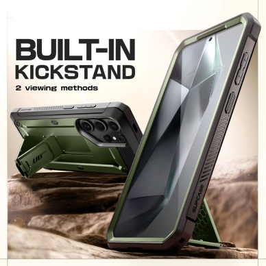 Supcase Unicorn Beetle Pro 2-set Dėklas skirtas Samsung Galaxy S25 Ultra - Olive 2