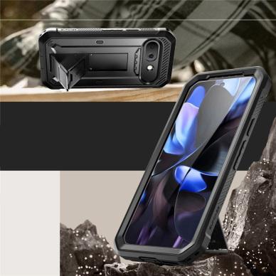 Google Pixel 9A – Supcase Unicorn Beetle Pro dėklas - Juodas 2