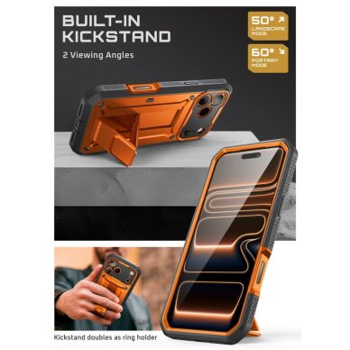 iPhone 17 Pro Supcase Unicorn Beetle Pro dėklas – oranžinis 4 iPhone 17 Pro Supcase Unicorn Beetle Pro dėklas – oranžinis 4