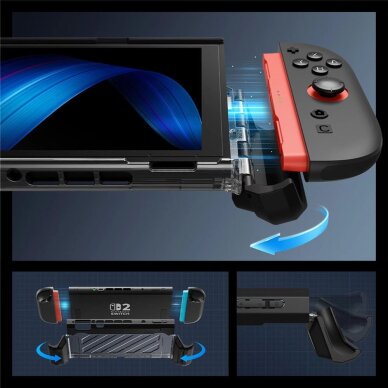 Nintendo Switch 2 dėklas Supcase Unicorn Beetle Pro – juodas 3