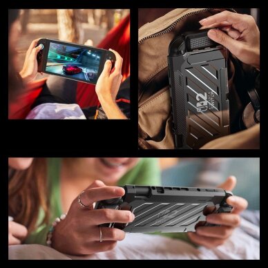 Nintendo Switch 2 dėklas Supcase Unicorn Beetle Pro – juodas 6