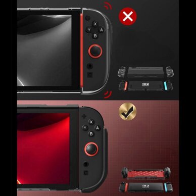 Nintendo Switch 2 dėklas Supcase Unicorn Beetle Pro – raudonas ir juodas 2
