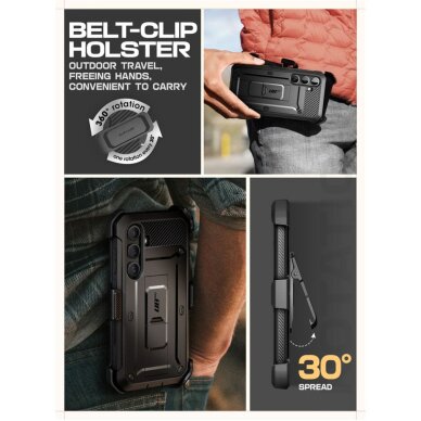 Samsung Galaxy S25 FE Supcase Unicorn Beetle Pro dėklas – juodas 6 Samsung Galaxy S25 FE Supcase Unicorn Beetle Pro dėklas – juodas 6