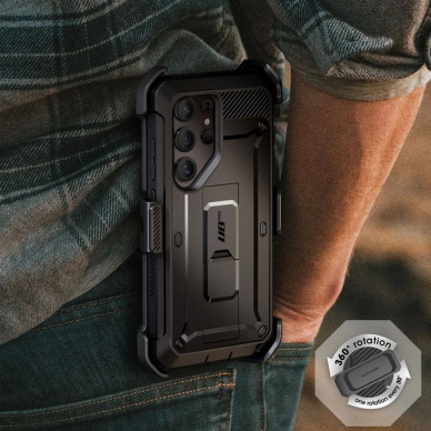Supcase Unicorn Beetle Pro Dėklas skirtas Samsung Galaxy S25 Ultra - Juodas 4