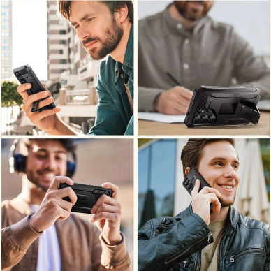 Supcase Unicorn Beetle Pro Dėklas skirtas Samsung Galaxy S25 Ultra - Juodas 5