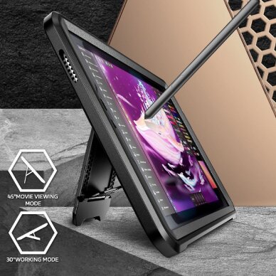 Samsung Galaxy Tab A11 Supcase Unicorn Beetle Pro dėklas – juodas 1 Samsung Galaxy Tab A11 Supcase Unicorn Beetle Pro dėklas – juodas 1