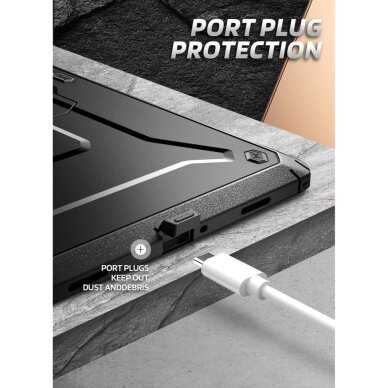 Samsung Galaxy Tab A11+ Supcase Unicorn Beetle Pro dėklas – juodas 2