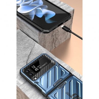Dėklas Supcase Unicorn Beetle Pro case for Samsung Galaxy Z Flip 4 Mėlynas 6