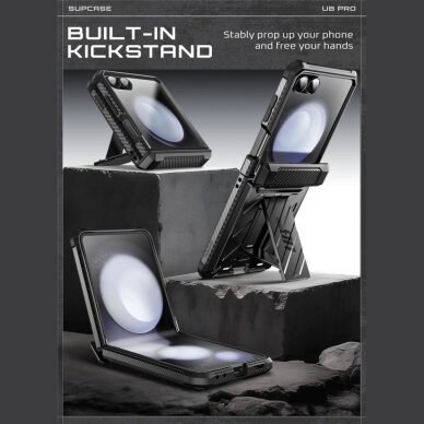 Samsung Galaxy Z Flip 7 dėklas Supcase Unicorn Beetle Pro – juodas 2