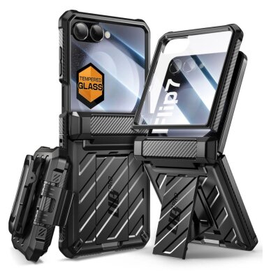 Samsung Galaxy Z Flip 7 dėklas Supcase Unicorn Beetle Pro – juodas Samsung Galaxy Z Flip 7 dėklas Supcase Unicorn Beetle Pro – juodas