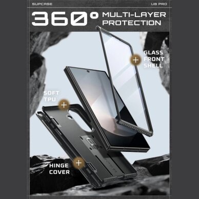 Samsung Galaxy Z Fold 7 dėklas Supcase Unicorn Beetle Pro – juodas 3 Samsung Galaxy Z Fold 7 dėklas Supcase Unicorn Beetle Pro – juodas 3