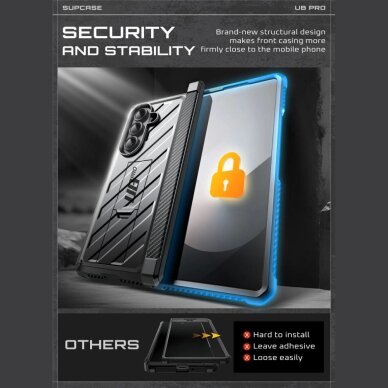 Samsung Galaxy Z Fold 7 dėklas Supcase Unicorn Beetle Pro – juodas 5