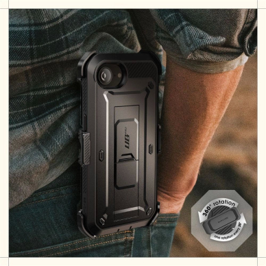 Supcase Unicorn Beetle Pro iPhone 16e Dėklas - Juodas 4