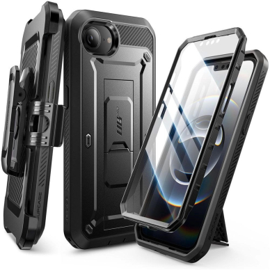 Supcase Unicorn Beetle Pro iPhone 16e Dėklas - Juodas