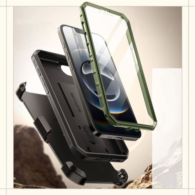 Supcase Unicorn Beetle Pro iPhone 16e Dėklas - Olive 3