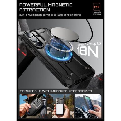 Samsung Galaxy S26 Supcase Unicorn Beetle Pro Mag MagSafe 2-Pack dėklas – juodas 3 Samsung Galaxy S26 Supcase Unicorn Beetle Pro Mag MagSafe 2-Pack dėklas – juodas 3