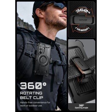 Samsung Galaxy S26 Supcase Unicorn Beetle Pro Mag MagSafe 2-Pack dėklas – juodas 6