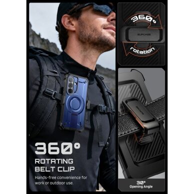 Samsung Galaxy S26 Supcase Unicorn Beetle Pro Mag MagSafe 2-Pack dėklas – tamsiai mėlynas ir juodas 6 Samsung Galaxy S26 Supcase Unicorn Beetle Pro Mag MagSafe 2-Pack dėklas – tamsiai mėlynas ir juodas 6