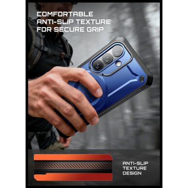 Samsung Galaxy S26 Supcase Unicorn Beetle Pro Mag MagSafe 2-Pack dėklas – tamsiai mėlynas ir juodas 7